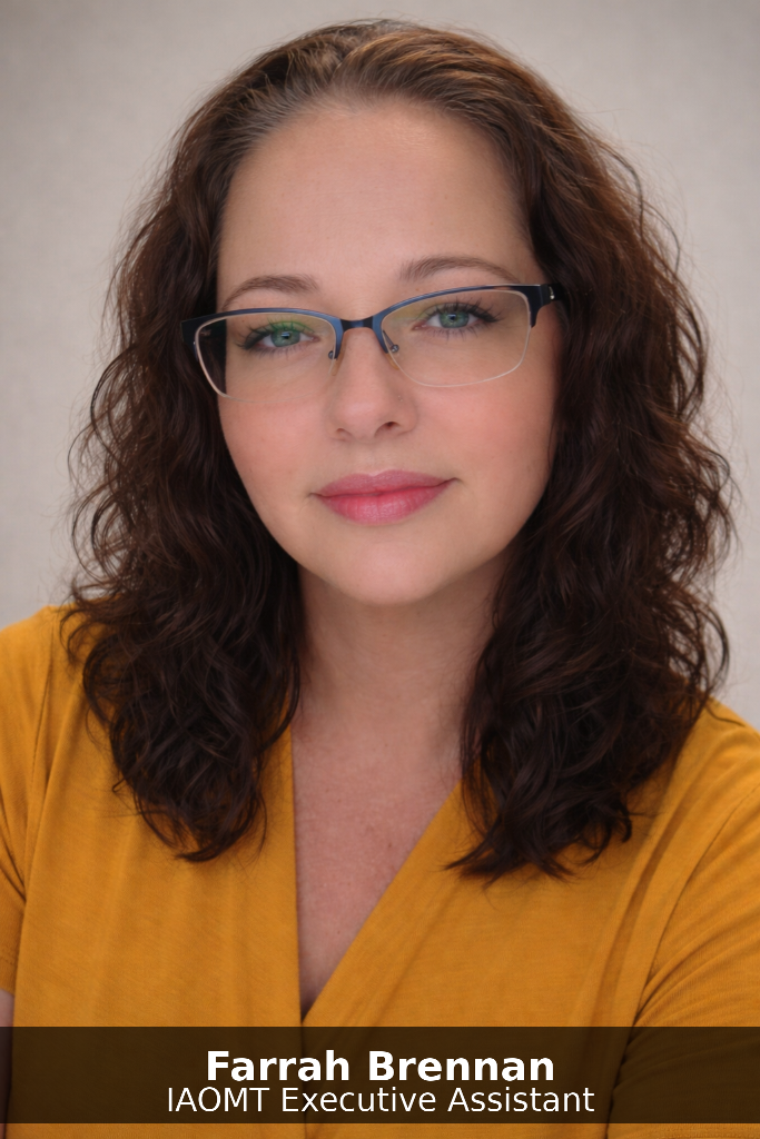Farrah Brennan IAOMT Executive Assistant